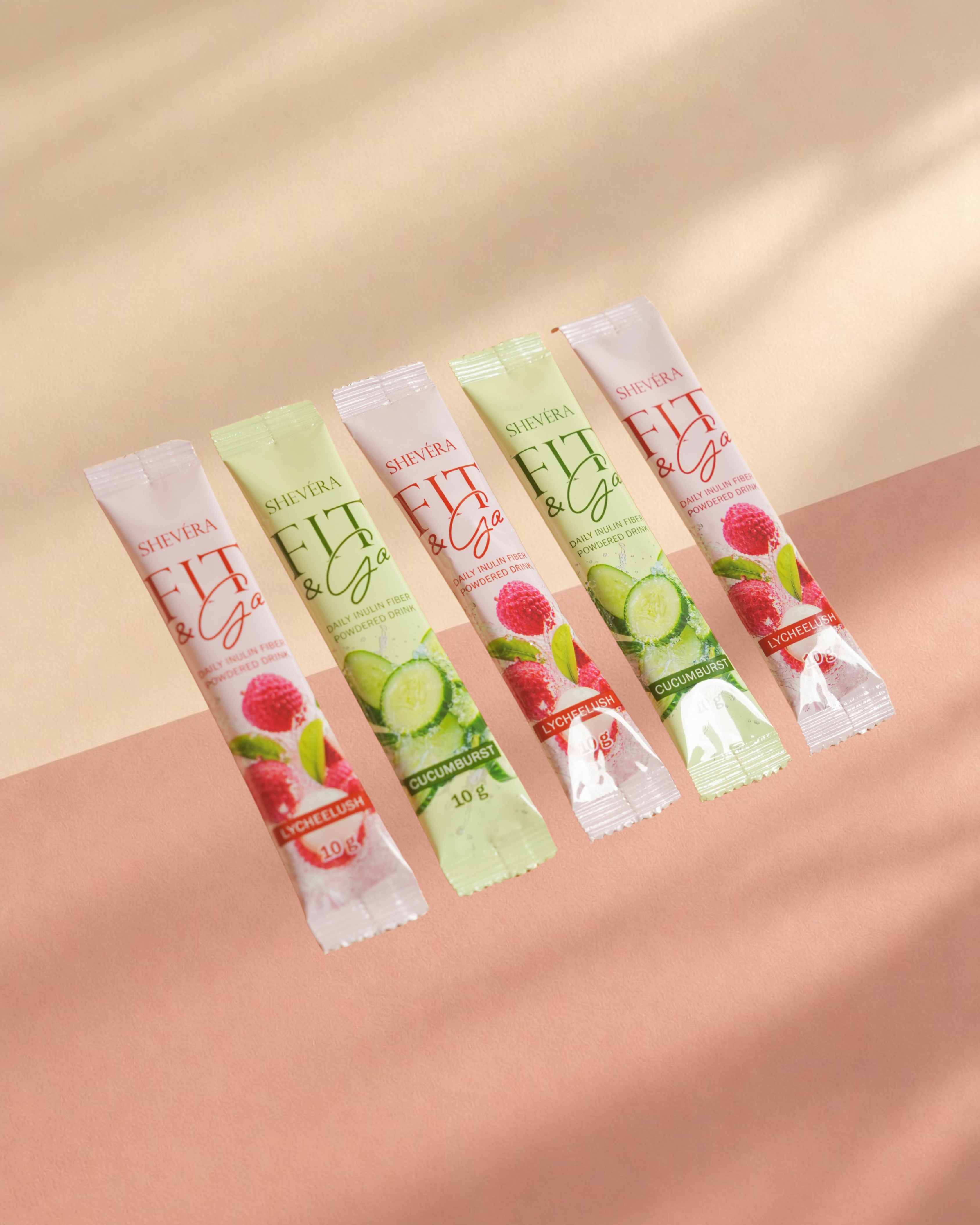 ShevÃ©ra Fit & Go daily inulin fiber drink sachets
